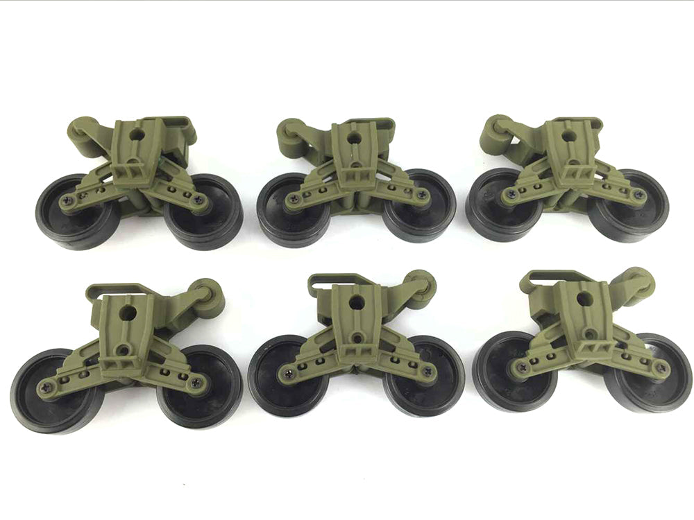 IN Stock Plastic Tracks Sprockets Road Wheels Idlers Accessories Pack Chassis Front Panel Decal For HL 1/16 RC 3898 Tank Model Parts