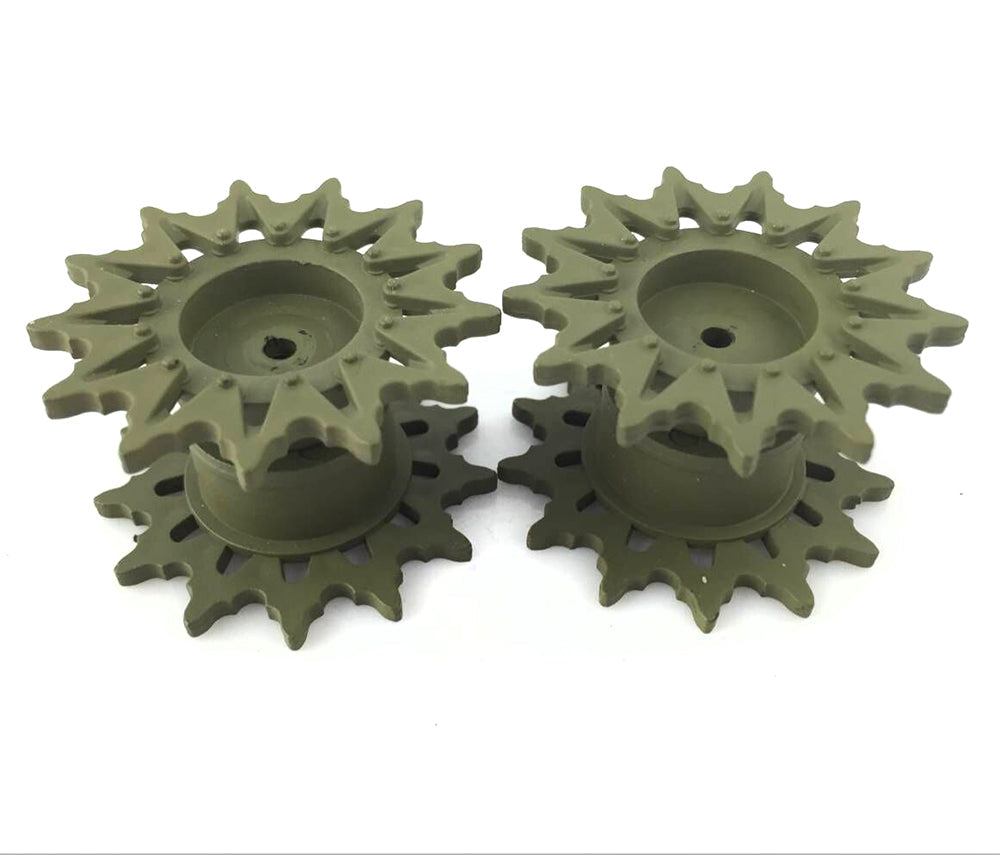 IN Stock Plastic Tracks Sprockets Road Wheels Idlers Accessories Pack Chassis Front Panel Decal For HL 1/16 RC 3898 Tank Model Parts