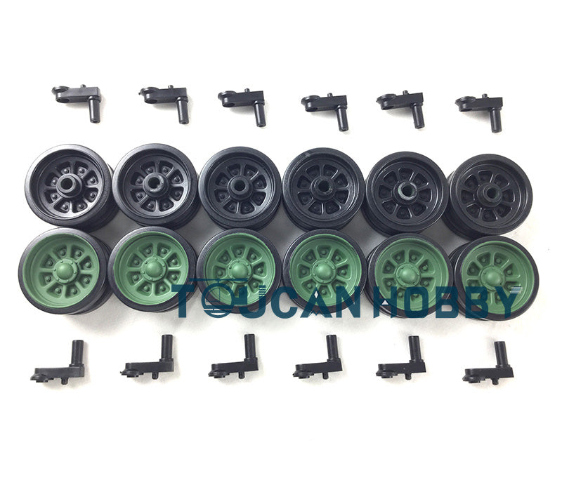 Heng Long 1/16 Plastic Tracks Sprockets Road Wheels Idlers Accessories Pack Decal Chassis Spare Part For 3899A RC Tank Model