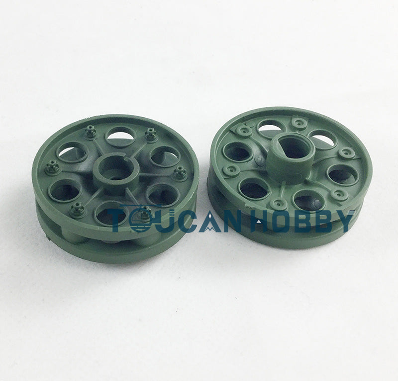 HL Plastic Turret Sprockets Idlers Road Wheels Accessories Pack Decal For 1/16 Soviet T34-85 3909 RC Tank Vehicle Model Part