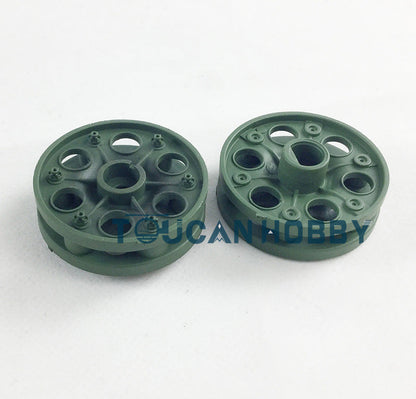 HL Plastic Turret Sprockets Idlers Road Wheels Accessories Pack Decal For 1/16 Soviet T34-85 3909 RC Tank Vehicle Model Part
