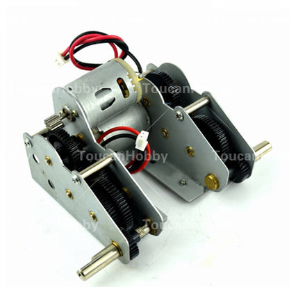 IN Stock Henglong 1/16 Remote Control Tank Steel Gearbox ML 49mm 59mm HL 49mm 59mm With 5.3 Plug Cable For RC Military Vehicle Model Part