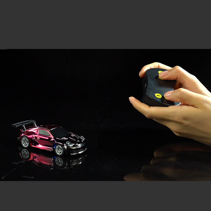 RC-Rennwagen im Maßstab 1/43, LED-Leuchten, RTR, Mini-Spielzeug, ferngesteuertes Elektroauto, lackiert und montiert für Multiplayer-Spiele
