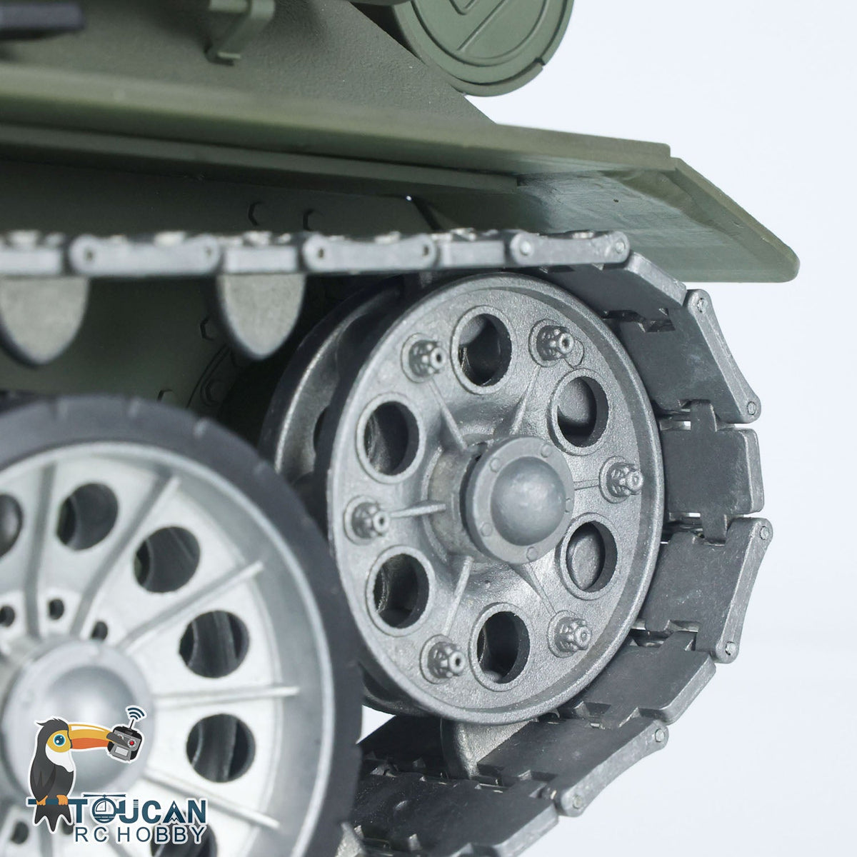 Henglong 1/16 TK7.0 3909 Soviet Union T34/85 RC Tank 360 Degrees Turret IR BB Smoke Metal Track Drive Idler Road Wheels Gearbox