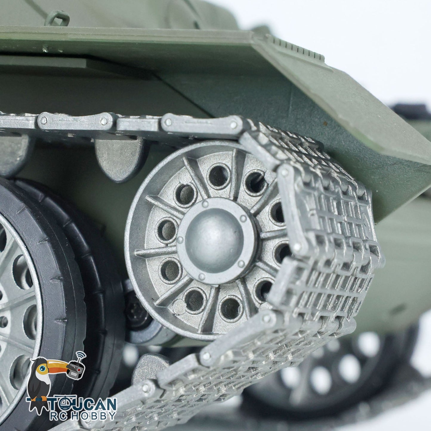 Henglong 1/16 TK7.0 3909 Soviet Union T34/85 RC Tank 360 Degrees Turret IR BB Smoke Metal Track Drive Idler Road Wheels Gearbox