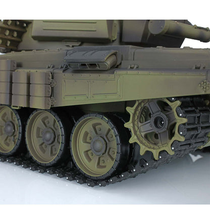 Henglong 1/16 7.0 Plastic 3939 T72 RTR RC Tank Model BB Unit Infrared Combat Smoke Sounds Lights Metal Road Wheel Suspension