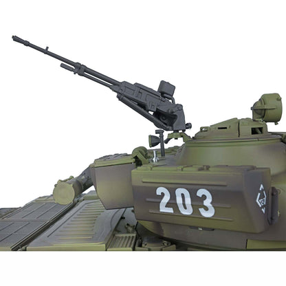 Henglong 1/16 7.0 Plastic 3939 T72 RTR RC Tank Model BB Unit Infrared Combat Smoke Sounds Lights Metal Road Wheel Suspension