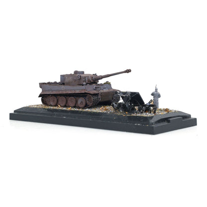 Henglong 1/72 Plastic German Tiger I 3818 Static Tank Without Electronic System for Armored Vehicle Collector Enthusiasts