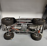 CN Stock Second-hand 90%New Only One JDM-168 1/10 4*4 AWD Off-road RC Crawler Car Model Light System Motor W/O Servo