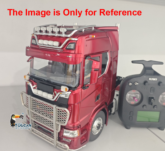 In Stock Second Hand CN Stock TOUCAN 1/14 RC Tractor Truck 6*6 770S Metal Chassis Light Sound Smoke Differential