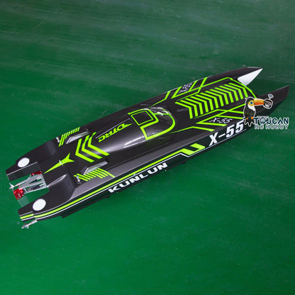 TOUCAN RC HOBBY DTRC X55 Waterproof RC High-speed Racing Boats 130km/h Remote Control Boat Model with Efficient Water Cooling Steering System