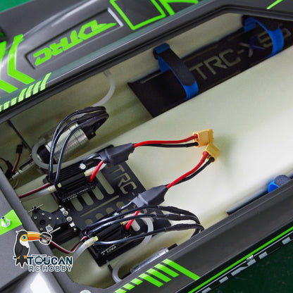 TOUCAN RC HOBBY DTRC X55 Waterproof RC High-speed Racing Boats 130km/h Remote Control Boat Model with Efficient Water Cooling Steering System