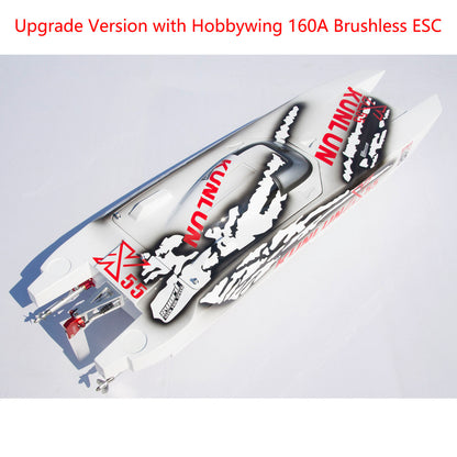 TOUCAN RC HOBBY DTRC X55 Remote Control Racing Boats 130km/h High-speed Waterproof RC Ship Model DIY PNP RTR Verisons Fiberglass Hull ESC Servo