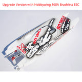 DTRC X55 Remote Control Racing Boats 130km/h High-speed Waterproof RC Ship Model DIY PNP RTR Verisons Fiberglass Hull ESC Servo