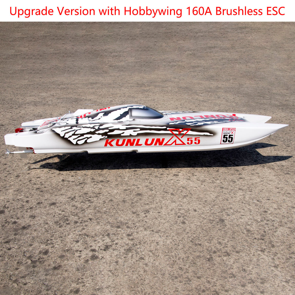 TOUCAN RC HOBBY DTRC X55 Remote Control Racing Boats 130km/h High-speed Waterproof RC Ship Model DIY PNP RTR Verisons Fiberglass Hull ESC Servo