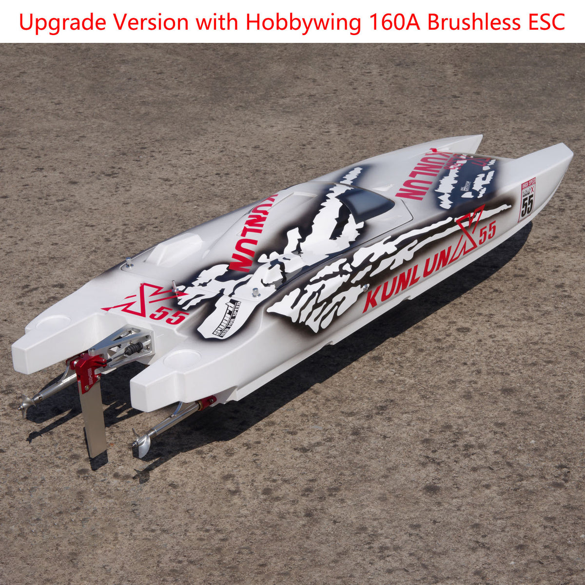 TOUCAN RC HOBBY DTRC X55 Remote Control Racing Boats 130km/h High-speed Waterproof RC Ship Model DIY PNP RTR Verisons Fiberglass Hull ESC Servo