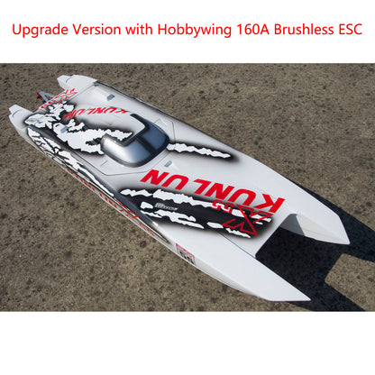 TOUCAN RC HOBBY DTRC X55 Remote Control Racing Boats 130km/h High-speed Waterproof RC Ship Model DIY PNP RTR Verisons Fiberglass Hull ESC Servo