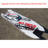DTRC X55 Remote Control Racing Boats 130km/h High-speed Waterproof RC Ship Model DIY PNP RTR Verisons Fiberglass Hull ESC Servo