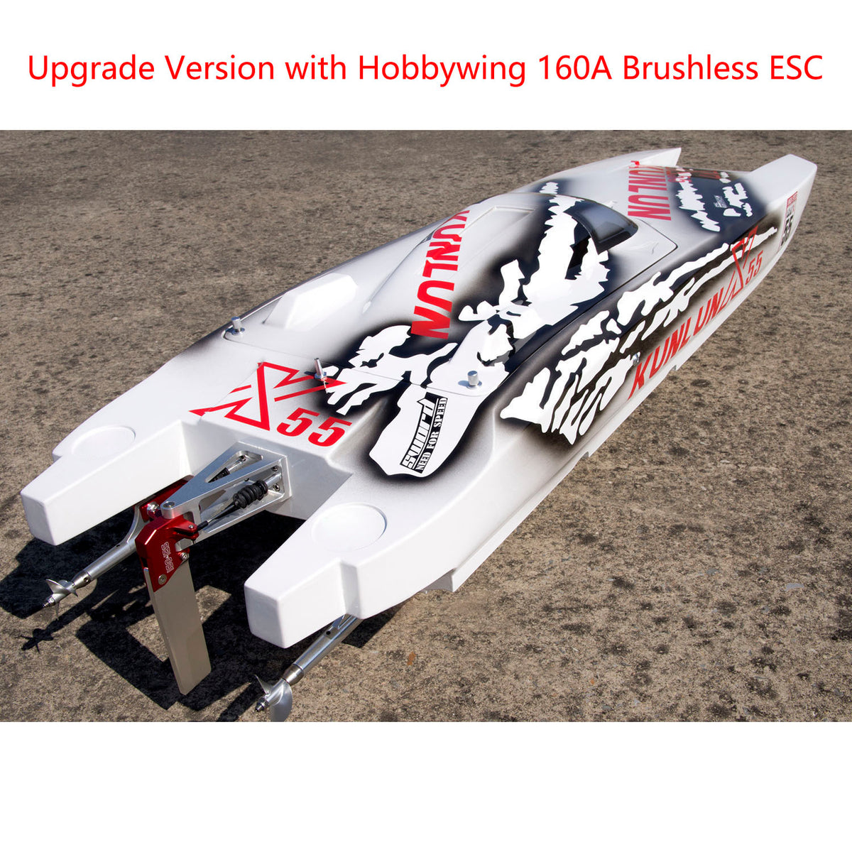 TOUCAN RC HOBBY DTRC X55 Remote Control Racing Boats 130km/h High-speed Waterproof RC Ship Model DIY PNP RTR Verisons Fiberglass Hull ESC Servo