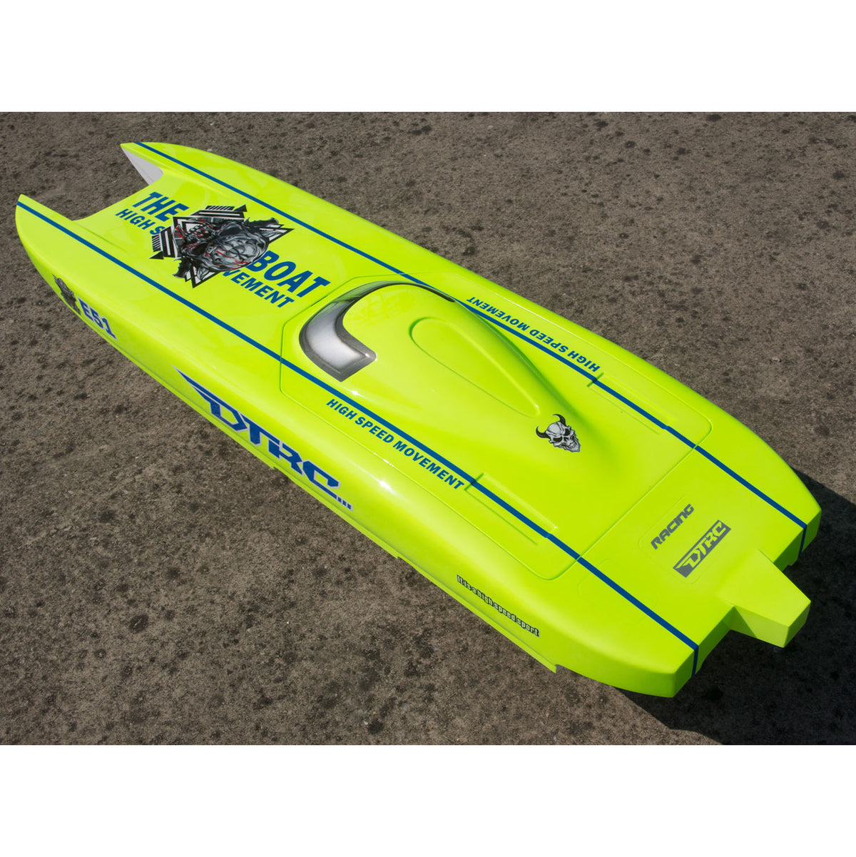 TOUCAN RC HOBBY DTRC E51 Fiber Glass Remote Control Boat High-speed RC Racing Ship Models Painted Emulated Toys Gift for Adults Children