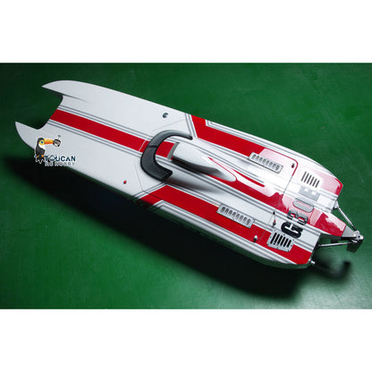 1300*360*220mm Kevlar Material Rot und Weiß G30E 30CC Vorlackiertes Benzin Racing ARTR RC Boot Modell Nur für Fortgeschrittene