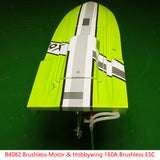 DTRC Kevlar-Fernbedienungs-Rennboot X79 Hochgeschwindigkeits-RC-Schiffsmodell 180A bürstenloser ESC 4082-Motorservo 6S-Batterie GT3C-Radio