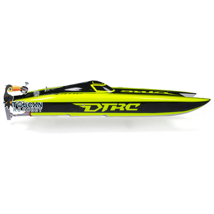 TOUCAN RC HOBBY E51 Fiber Glass Electric RTR RC Boat W/ Dual Motors Servos ESCs Batteries GT3C Radio System Remote Control Toys for Adult