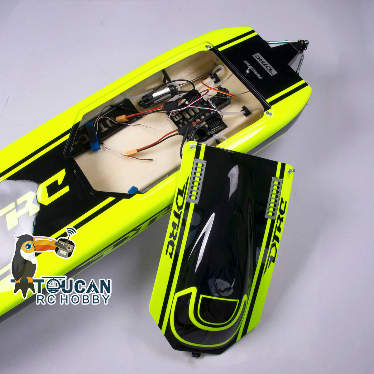 In Stock TOUCAN RC HOBBY E51 Electric PNP RC Boat Racing MadeWith Para?Aramid Fiber Dual Motor Servo ESC W/O Battery