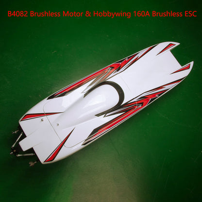 135 km/h RC-Hochgeschwindigkeits-Rennboote DTRC E33 Kevlar-Wasserfahrzeugmodell Schnellboot-Kühlsystem RTR-Batterie Dual Brushless-Motor