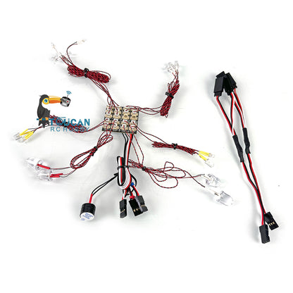 TOUCAN RC HOBBY JDM LED Light System DIY Parts for 1/14 Hydraulic RC Hydraulic Giant Mine Car Loader Tractor Truck Bulldozer Model for Builders