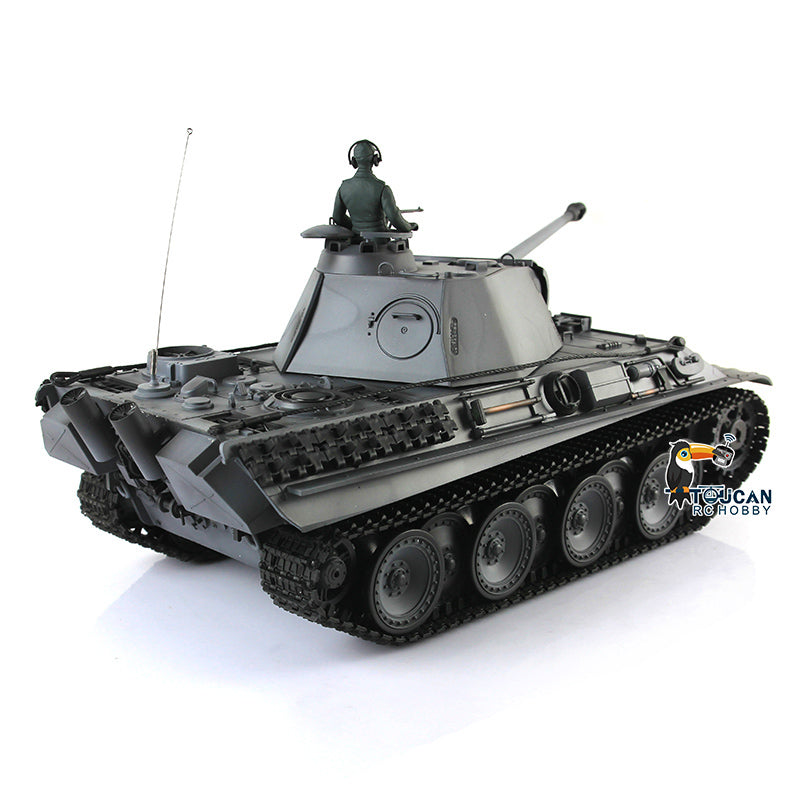Henglong 1/16 TK7.0 Promotion German Panther G RTR RC Tank 3879 BB Infrared Combat Smoke Sound Light Metal Tracks Sprocket Wheels