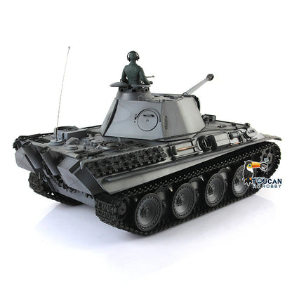 Henglong 1/16 TK7.0 Promotion German Panther G RTR RC Tank 3879 BB Infrared Combat Smoke Sound Light Metal Tracks Sprocket Wheels