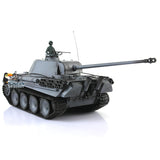 Henglong 1/16 7.0 Customized Ver Panther G Ready To Run Remote Controlled Tank 3879 Metal Tracks Wheels 360 Turret Recoil Barrel