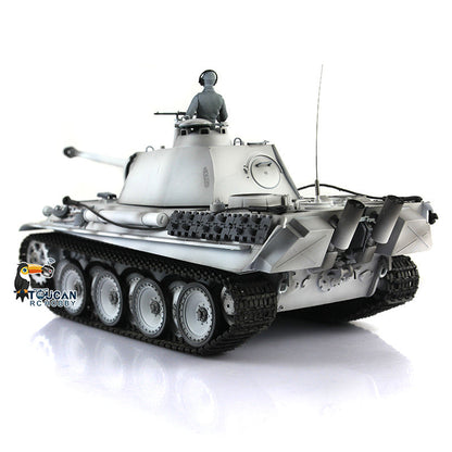 Henglong 1/16 TK7.0 Plastic German Panther G 3879 RTR RC Tank Model with BB Unit Infrared Combat Smoke Light Sound Metal Barrel