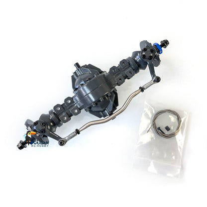 JDM Differential Metall Hinterachse Durch Achse Vorderachse für 1:14 Skala RC Traktor Lkw Dumper Kipper Anhänger Militär Auto Modell LESU TAMIYA