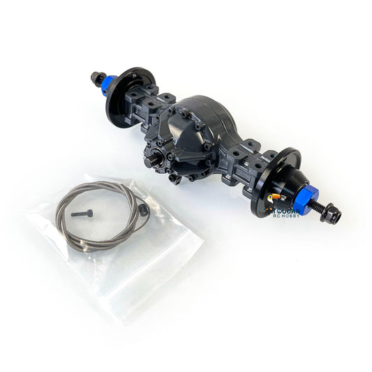 JDM Metal Front/Through/Rear Axles With Differential Lock for 1/14 Remote Control Dump Tipper Tractor Truck DIY Model