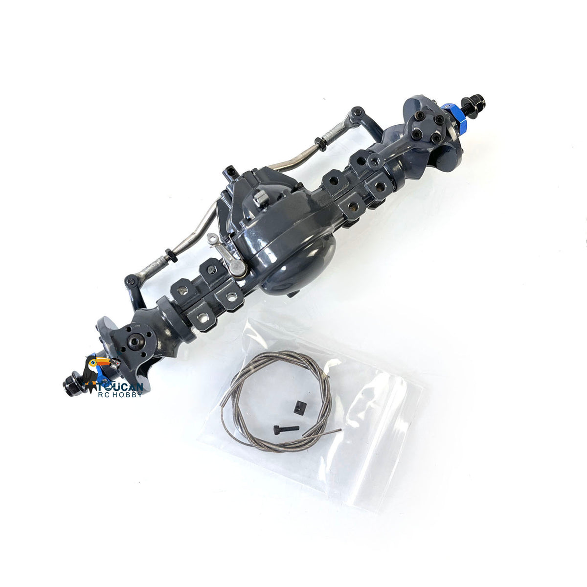 JDM Differential Metall Hinterachse Durch Achse Vorderachse für 1:14 Skala RC Traktor Lkw Dumper Kipper Anhänger Militär Auto Modell LESU TAMIYA