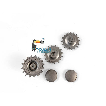 IN Stock Metal Tracks Sprockets Road Wheels With Return Rollers Idlers For Henglong DIY 1/16 RC Tank Model 3878 Soviet Union KV-1 Parts