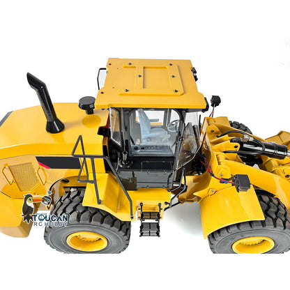 TOUCAN RC HOBBY JZM DIM-C950 Metal 1/12 RC Hydraulic Loader Remote Control Construction Vehicle 3CH Valve 2-Speed Gearbox for Garden landscaping