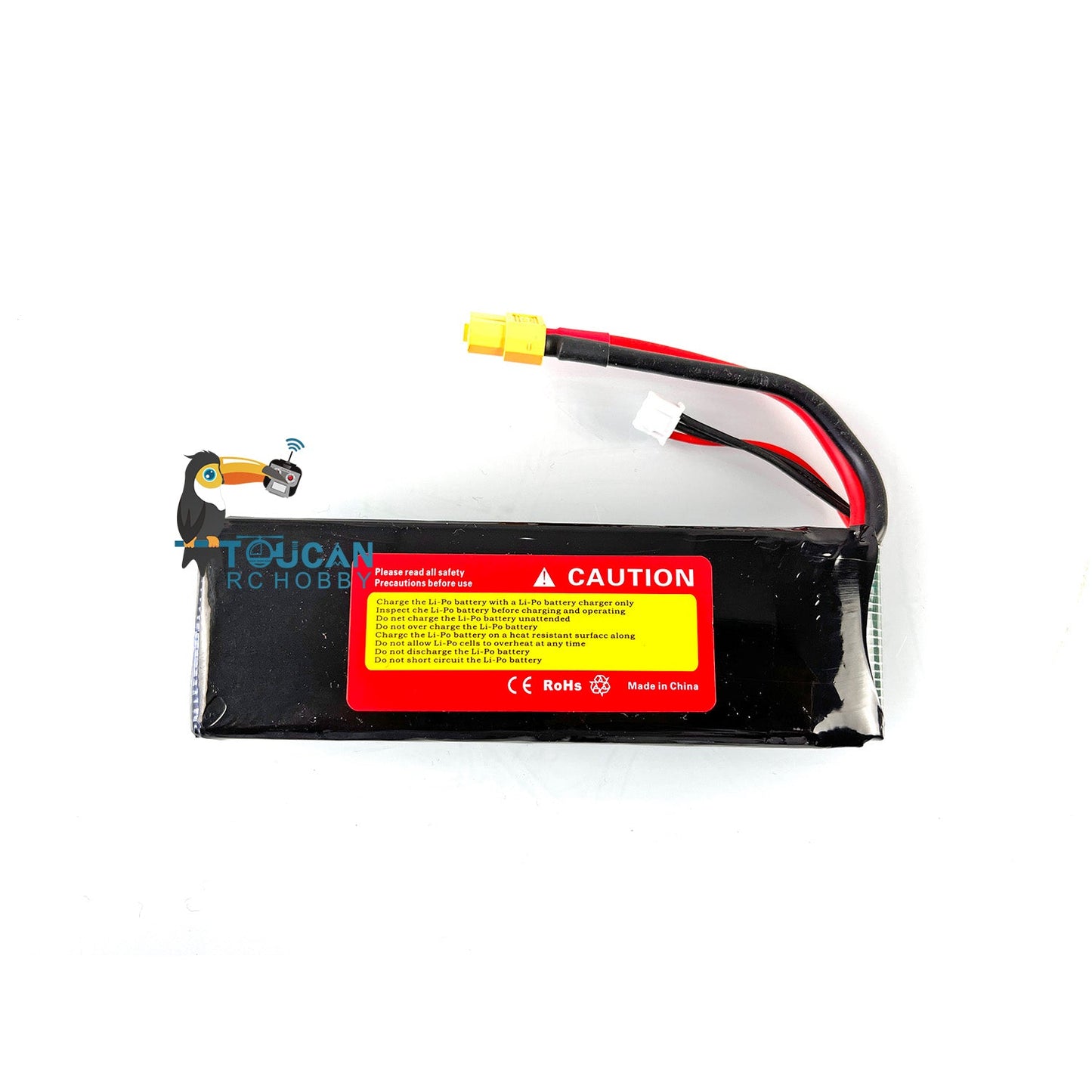 IN Stock 1/16 Henglong 7.4V 7000MAH Lipo Battery With XT60 Charger Plug Balanced Charging Board Electronic Parts For 3818/3819 RC Tank Model