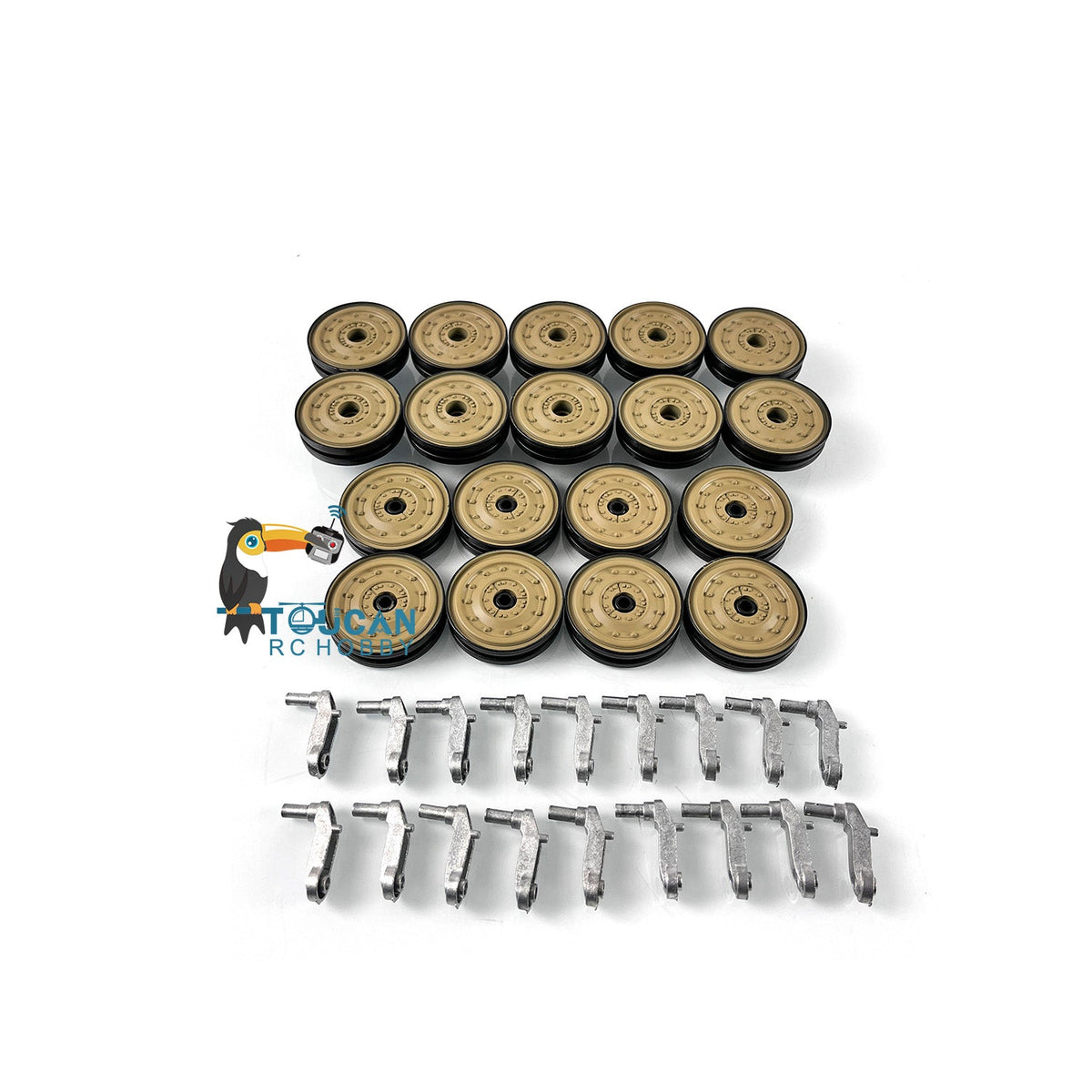 Plastic Sprockets Road Wheels Idlers Accessories Pack Mud Plate Decal Tracks For Henglong DIY 1/16 RC 3888A Tank Model Parts