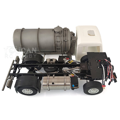 TOUCAN RC HOBBY LESU 1/14 4x4 Metal Chassis Transport Car Metal Vacuum Tank Motor Servo ESC TAMIIYA Radio Control Tractor Truck DIY Cars Model