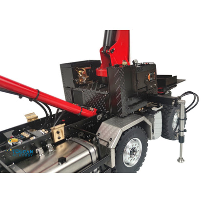 TOUCAN RC HOBBY LESU 1/14 8x8 Radio Controlled Metal Roll on/off Hydraulic Truck A0014 Crane Dumper Tipper Reversing Valve Motor Servo ESC DIY Car Model