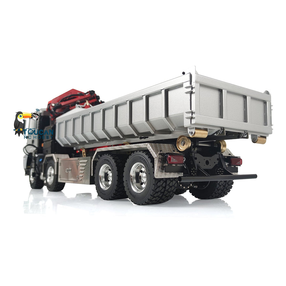 TOUCAN RC HOBBY LESU 1/14 8x8 Radio Controlled Metal Roll on/off Hydraulic Truck A0014 Crane Dumper Tipper Reversing Valve Motor Servo ESC DIY Car Model