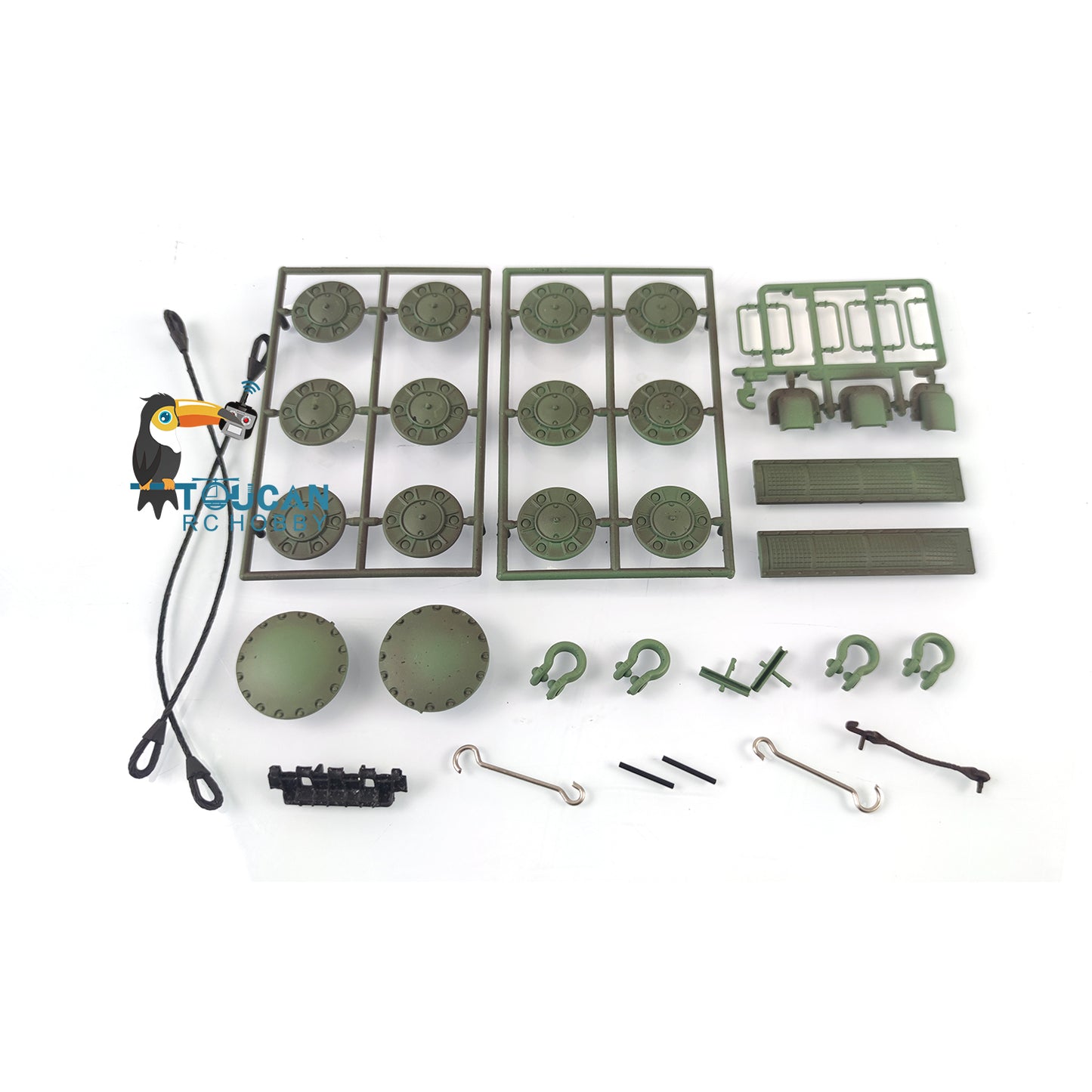 Henglong 1/16 TK7.0 Sowjetischer KV-2 Gigant, betriebsbereit, ferngesteuerter BB-IR-Panzer, 3949 Metalllaufräder, Laufrückstoß, FPV