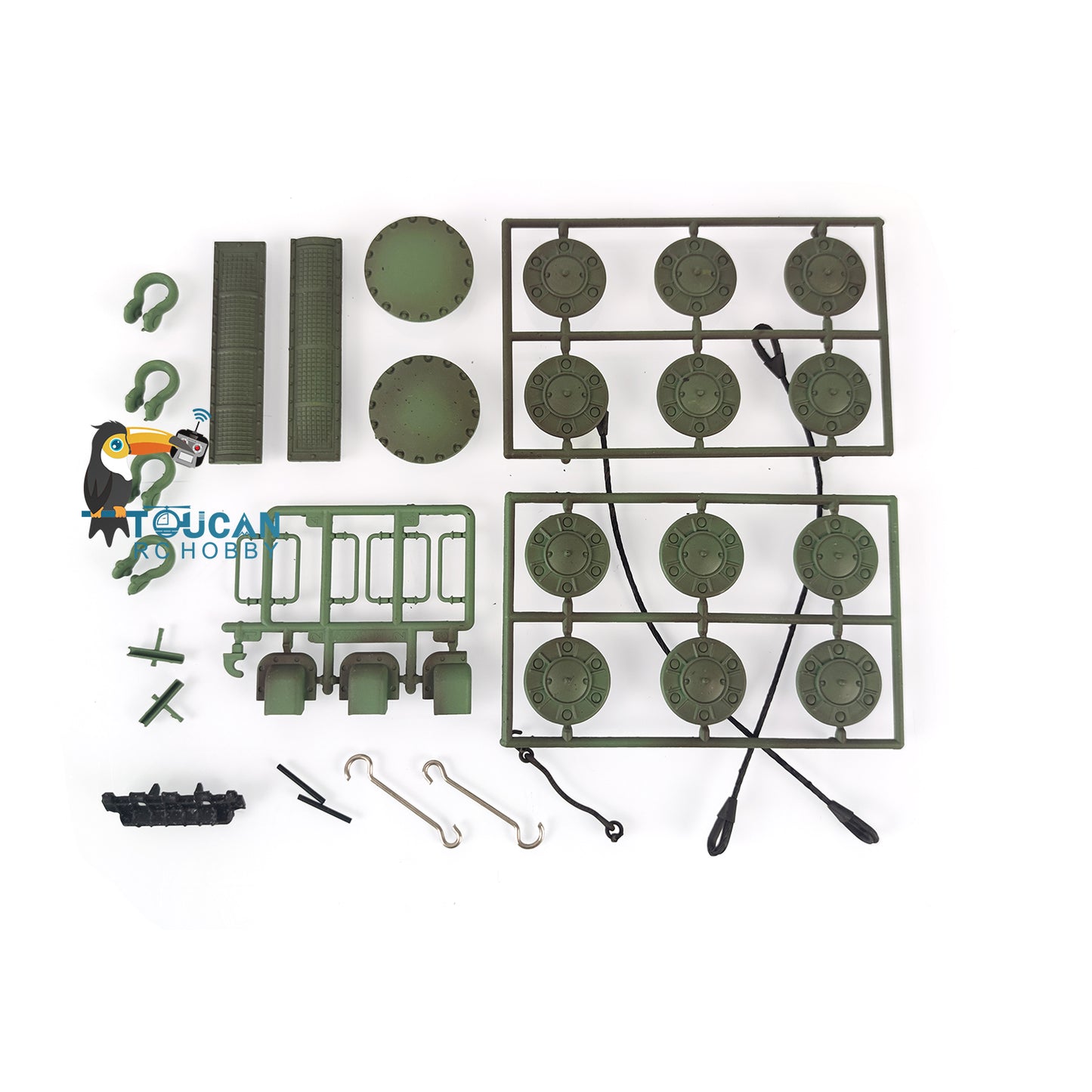 Verbesserter Henglong 1/16 TK7.0 Sowjetischer KV-2 Gigant, fahrbereit, ferngesteuerter Panzer, 3949, 360-Grad-Turm, FPV-Sound, Rauch, Metallketten