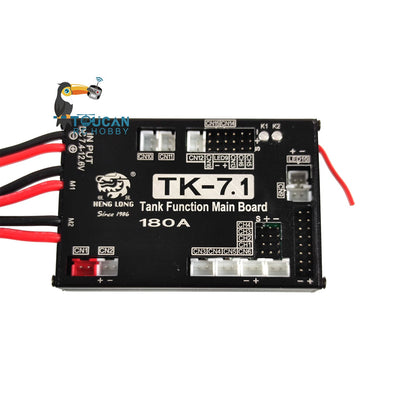 IN Stock Henglong 7.1 Multi-Function Main Board Metal Exterior Casing Leopard 2A6 M1A2 Sound for 1/16 RC Tank 7.1 7.0 Radio Controller