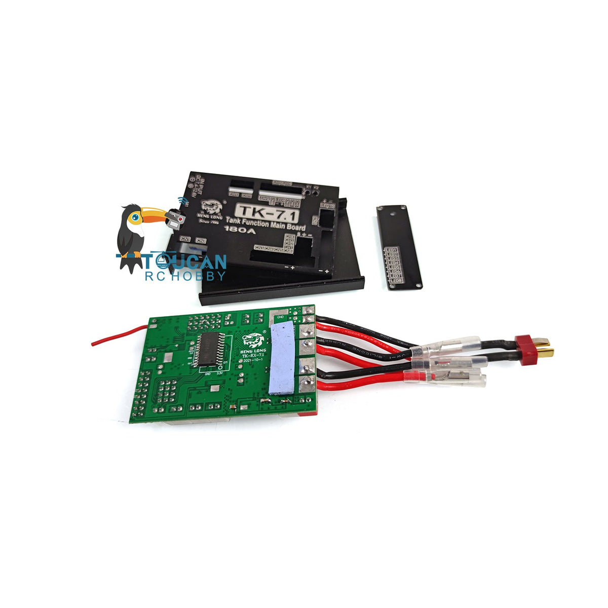 IN Stock Henglong 7.1 Multi-Function Main Board Metal Exterior Casing Leopard 2A6 M1A2 Sound for 1/16 RC Tank 7.1 7.0 Radio Controller