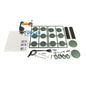 Plastic Tracks Sprockets Road Wheels Idlers Telescopic Barrel Accessories Pack Decal For Henglong DIY 1/16 RC 3878 Tank Model