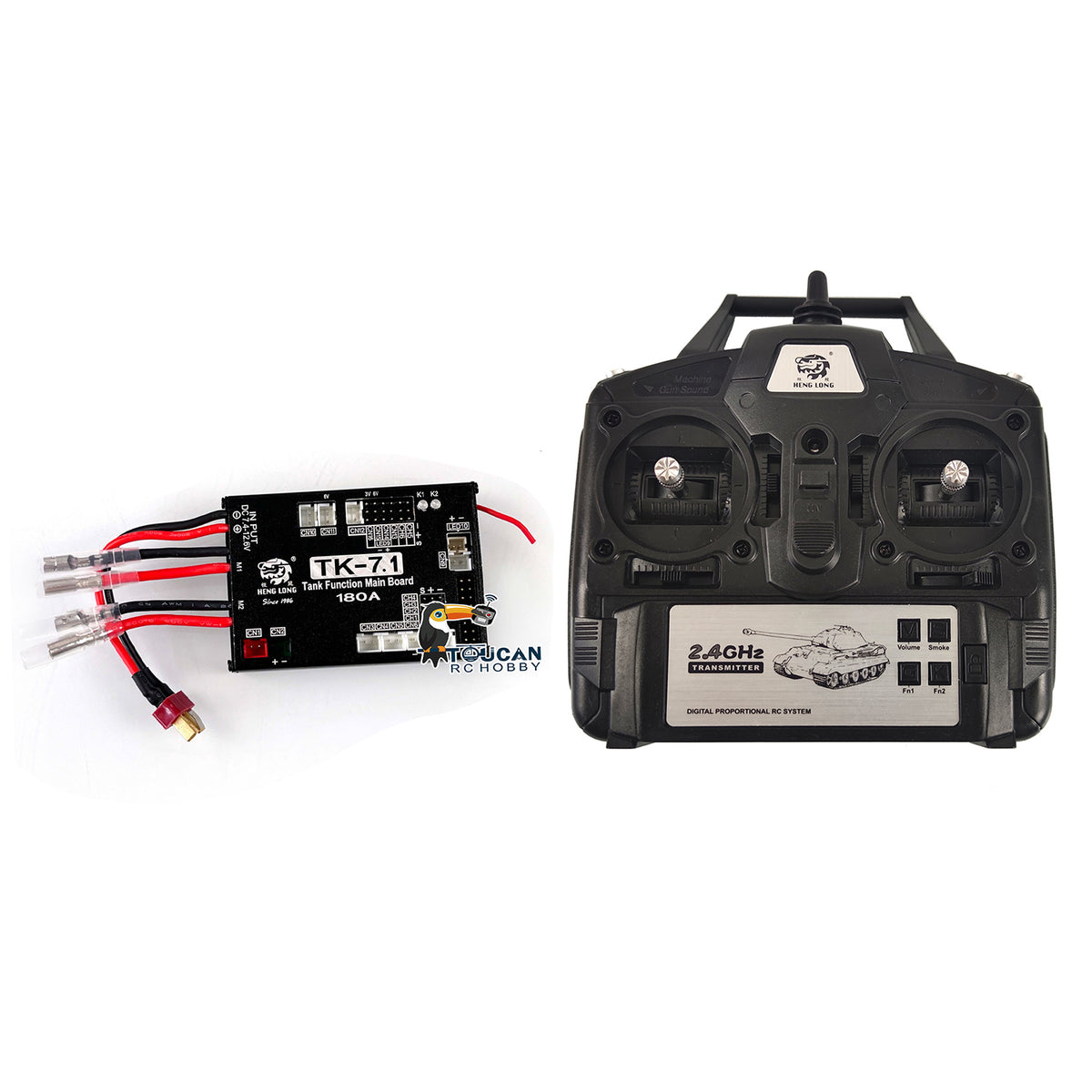 Henglong TK7.1 Multifunktions-Hauptplatine Sender-Controller für 1/16 funkgesteuerte Ready-to-Run BB IR Panzer Modelle